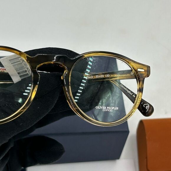 Unisex Gucci, Oliver Peoples Gregory Peck collaboration eyeglasses made in Italy - Picture 12 of 14